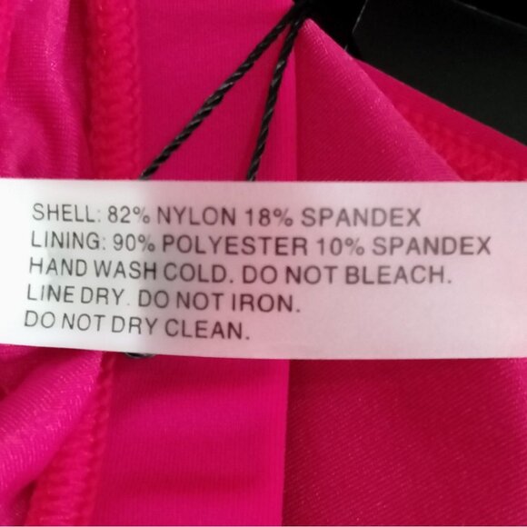 Daci Plus Size 22W Two-Piece Swimsuit High-Waisted Bottom Ruched Floral Bikini - Picture 7 of 9